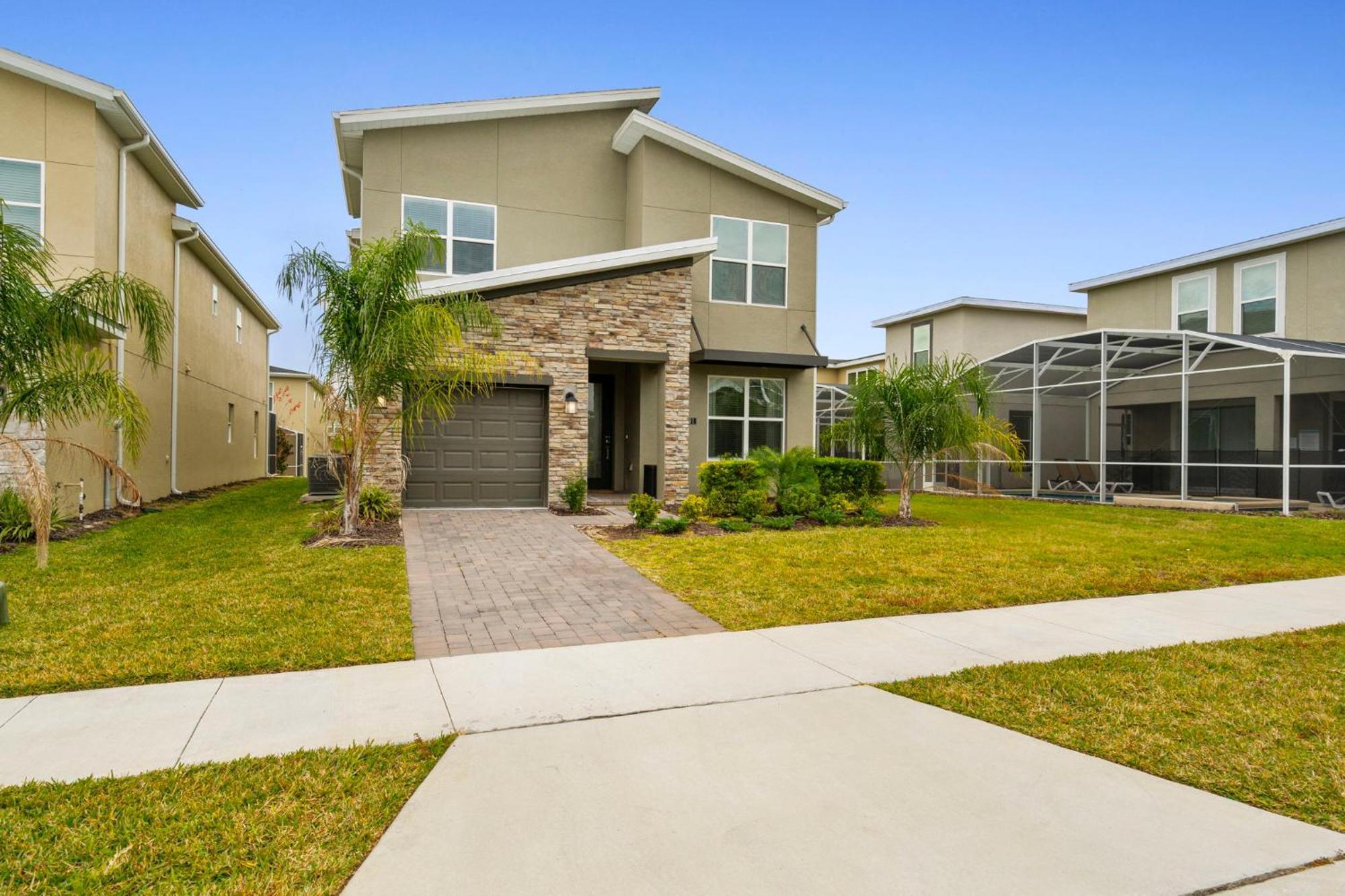 Gorgeous 5 Bd Home W Private Pool Next To Disney Kissimmee Exteriör bild