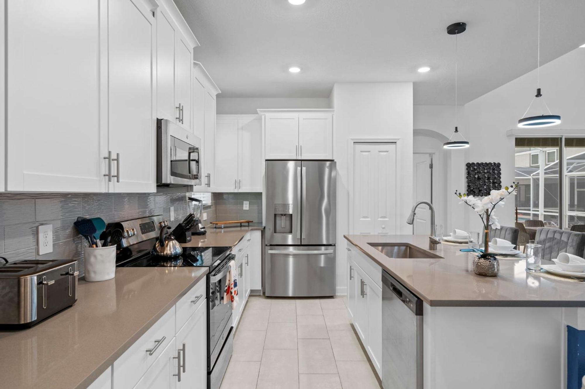 Gorgeous 5 Bd Home W Private Pool Next To Disney Kissimmee Exteriör bild